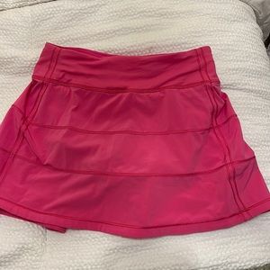 Sonic pink Lululemon skirt, size 2